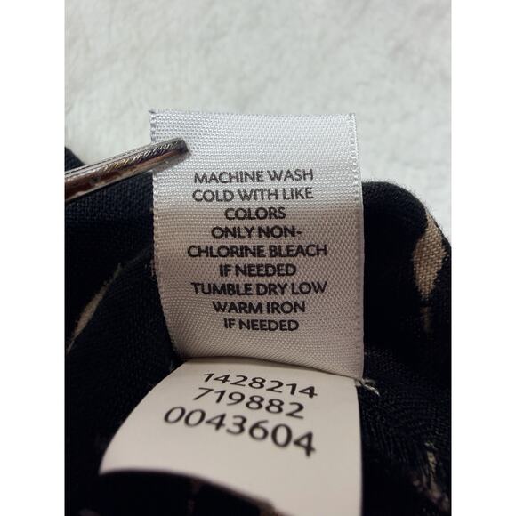 J. Jill Love Linen Sm. Missy Dress B/W Diamond Print 100 Percent Linen Shift - Picture 8 of 9